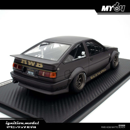 [Ignition Model] 1:18 RWB AE86 - Matte Black