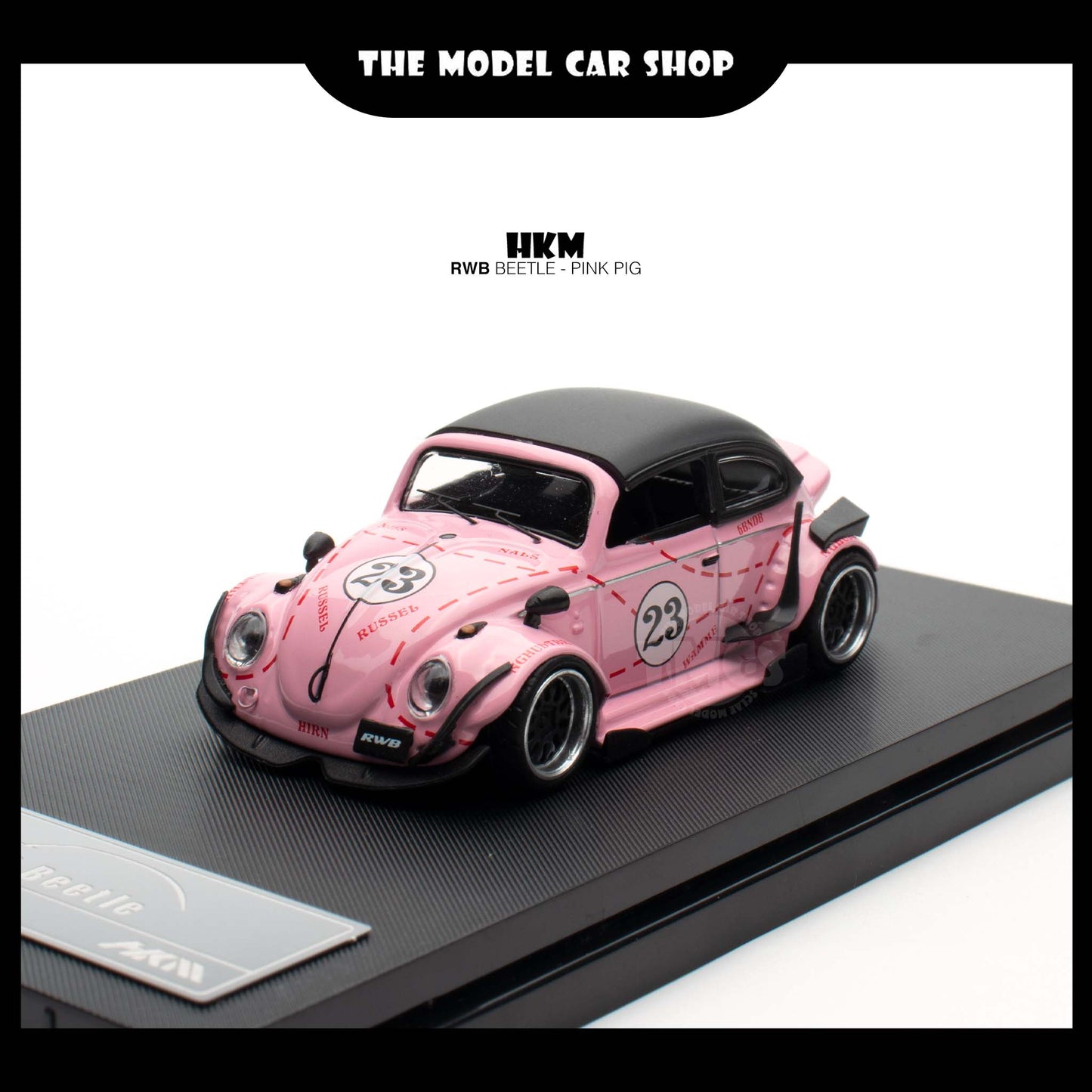 [HKM] RWB Beetle - Pink Pig