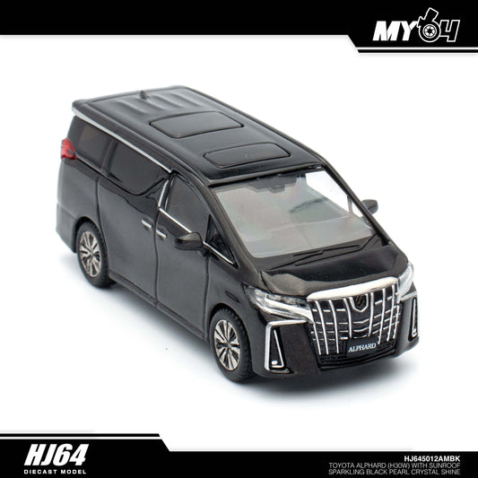 [Hobby Japan] Toyota Alphard (H30W) With Sun Roof - Sparkling Black Pearl Crystal Shine