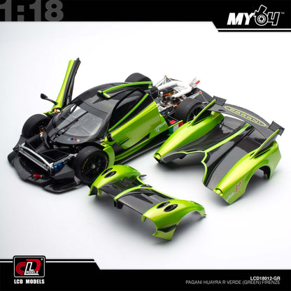 [LCD] 1:18 Pagani Huayra R - Verde (Green) Firenze
