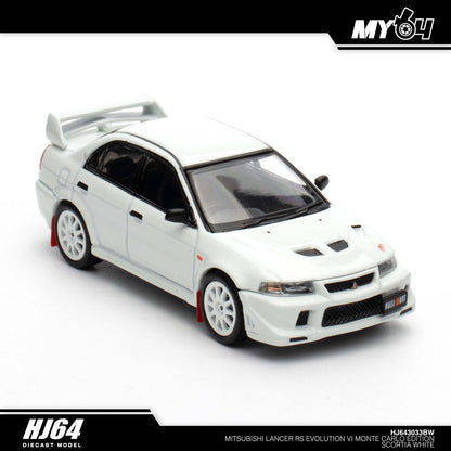 [Hobby Japan] Mitsubishi Lancer RS Evolution 6 Monte Carlo Edition - Scortia White