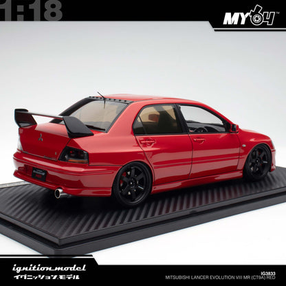 [Ignition Model] 1:18 Mitsubishi Lancer Evolution VIII MR (CT9A) - Red