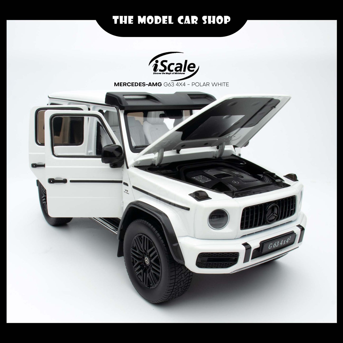 [iScale] Mercedes-AMG G63 4x4 - Polar White