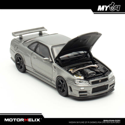 [Motorhelix] Nissan Skyline GT-R (Nismo) R34 CRS VER - Gun Grey