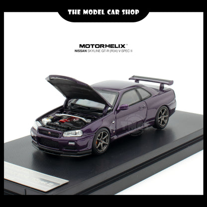 [Motorhelix] Nissan Skyline GT-R R34 V Spec ll - Midnight Purple