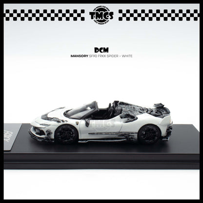 [DCM] 1:64 TPC x DCM Mansory SF90 F9XX Spider - White