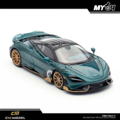 [CM Model] McLaren 765LT - Metallic Black Green