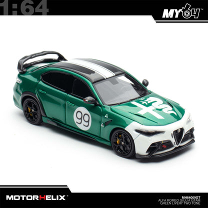 [Motorhelix] Alfa Romeo Giulia GTAm - Green Livery Two-Tone
