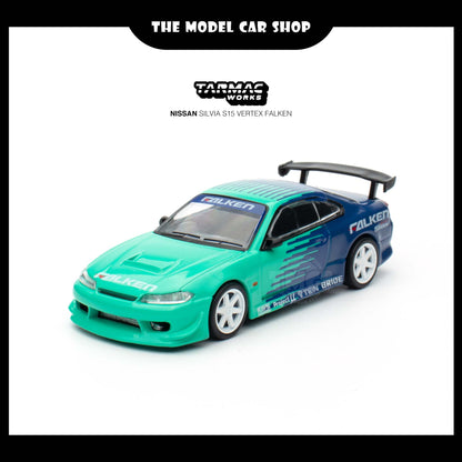 [Tarmac Works] VERTEX Nissan Silvia S15 FALKEN (With Chase Car)