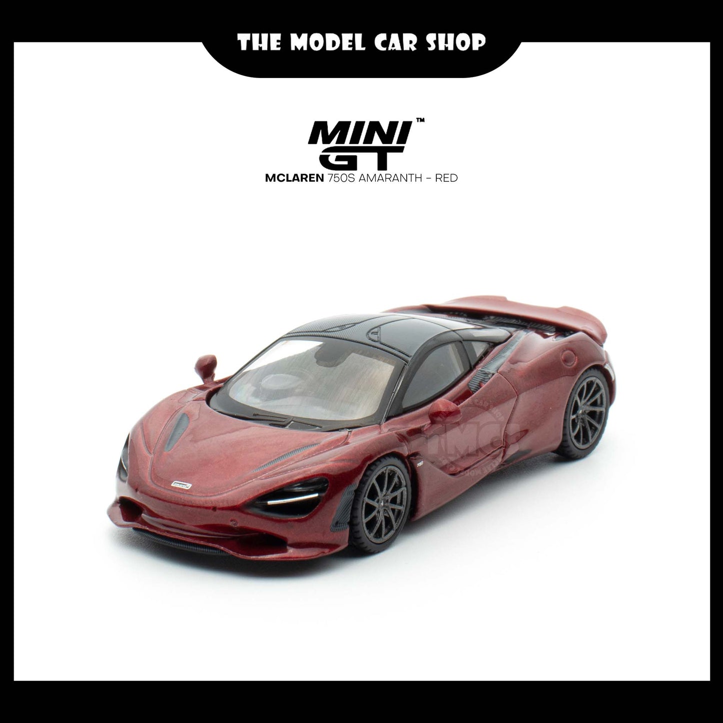 [MINI GT] McLaren 750S Amaranth - Red