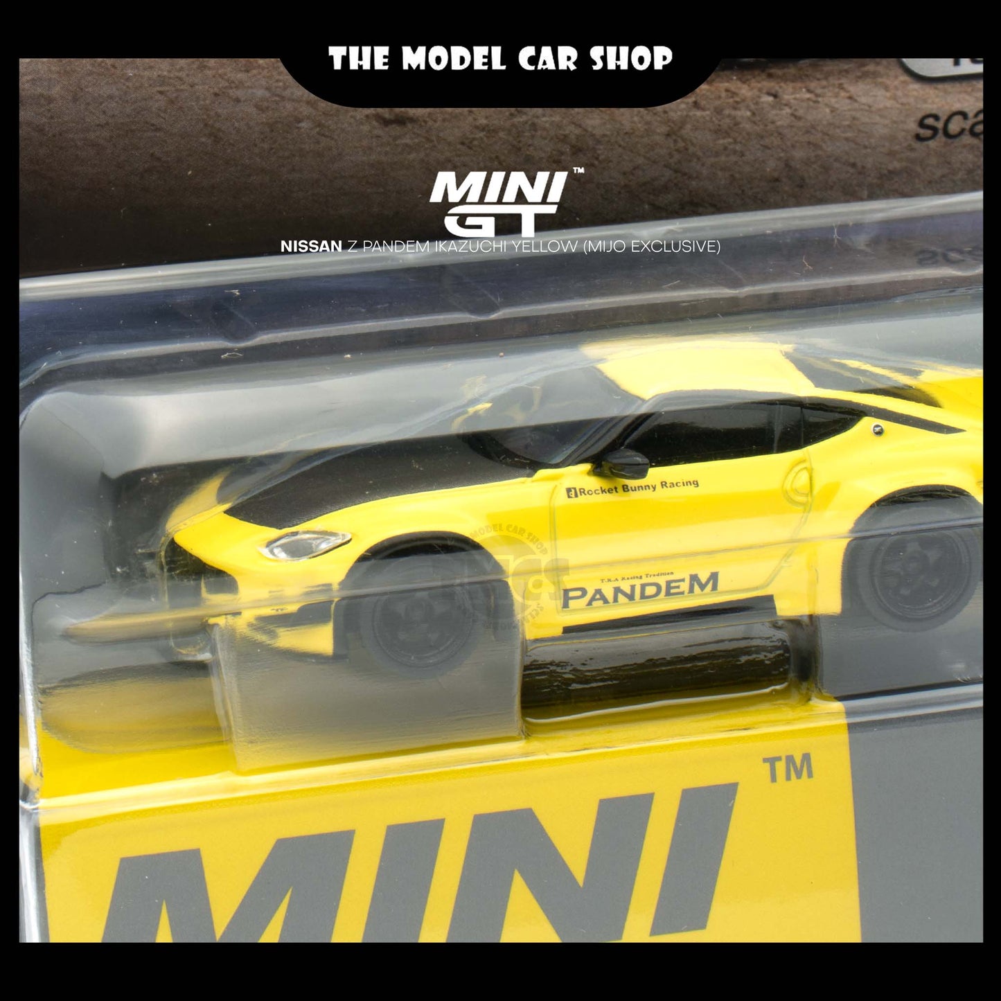 [MINI GT]  Nissan Z Pandem Ikazuchi Yellow (Mijo Exclusive)