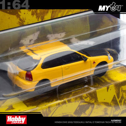 [Hobby Japan] 1:64 Honda Civic (EK9) Todojuku /  INITIAL D - Tomoyuki Tachi VS Takumi Fujiwara