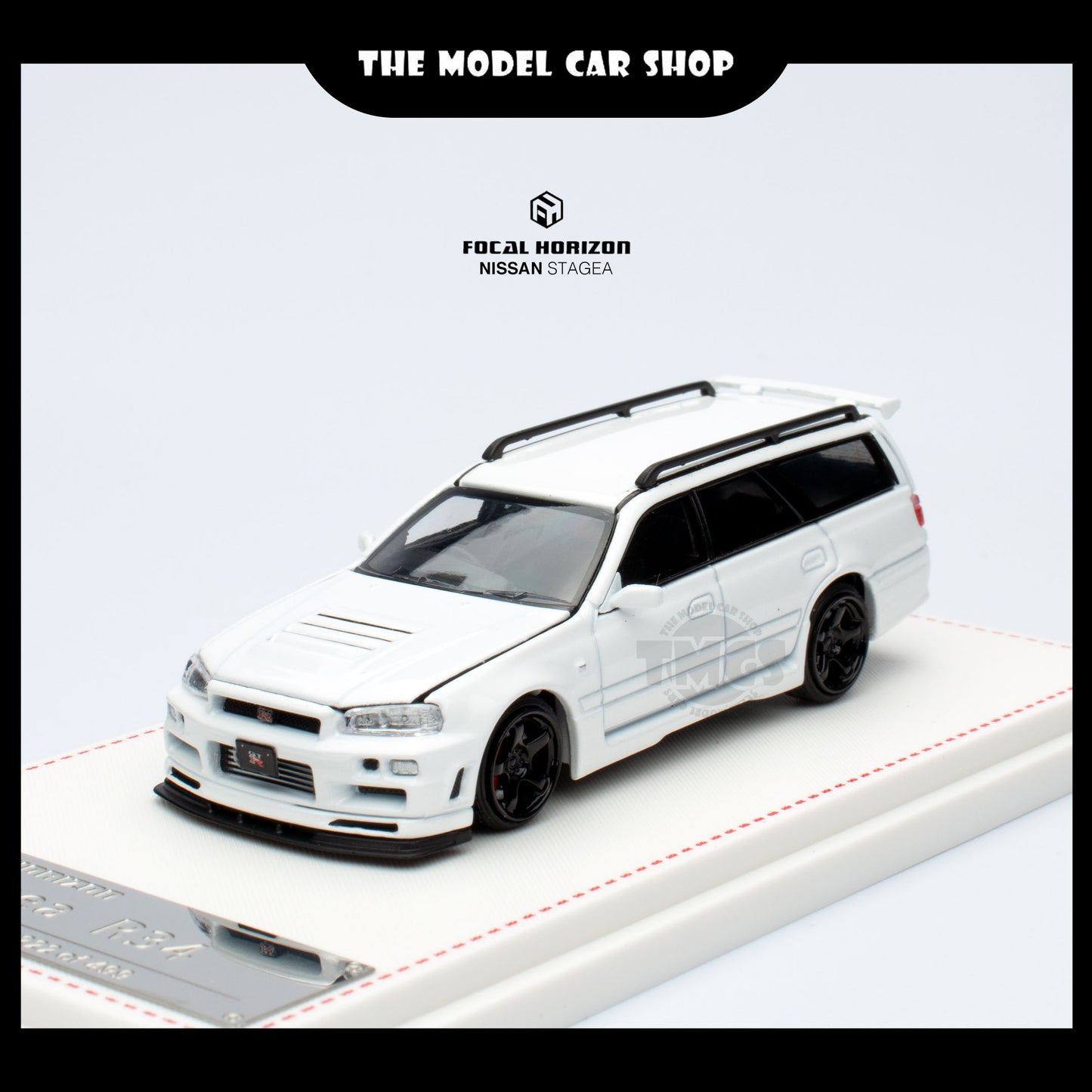 [Focal Horizon] Nissan Stagea - White