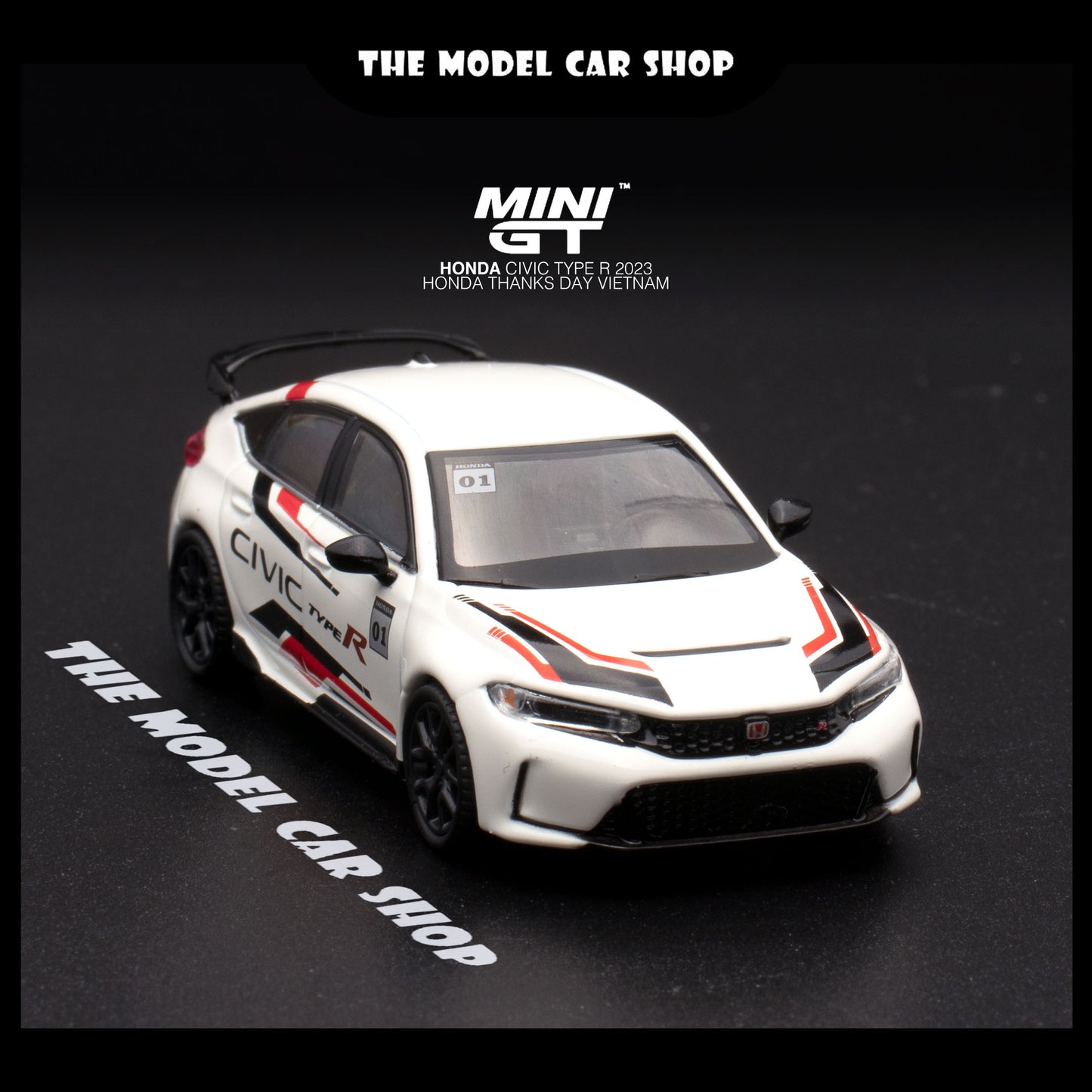 [Mini GT]  Honda Civic Type R 2023 Honda Thanks Day Vietnam