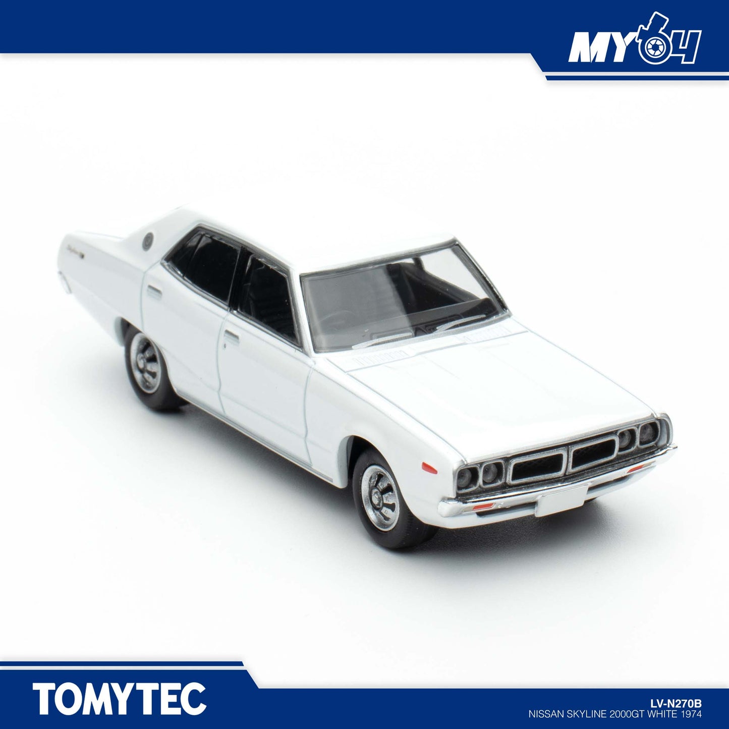 [TOMYTEC] Nissan Skyline 2000GT - White 1974