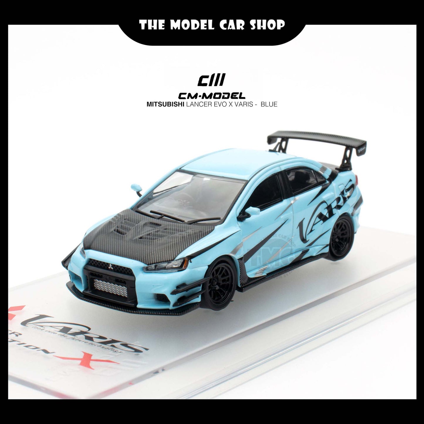 [CM Model] Mitsubishi Lancer Evo X Varis - Blue