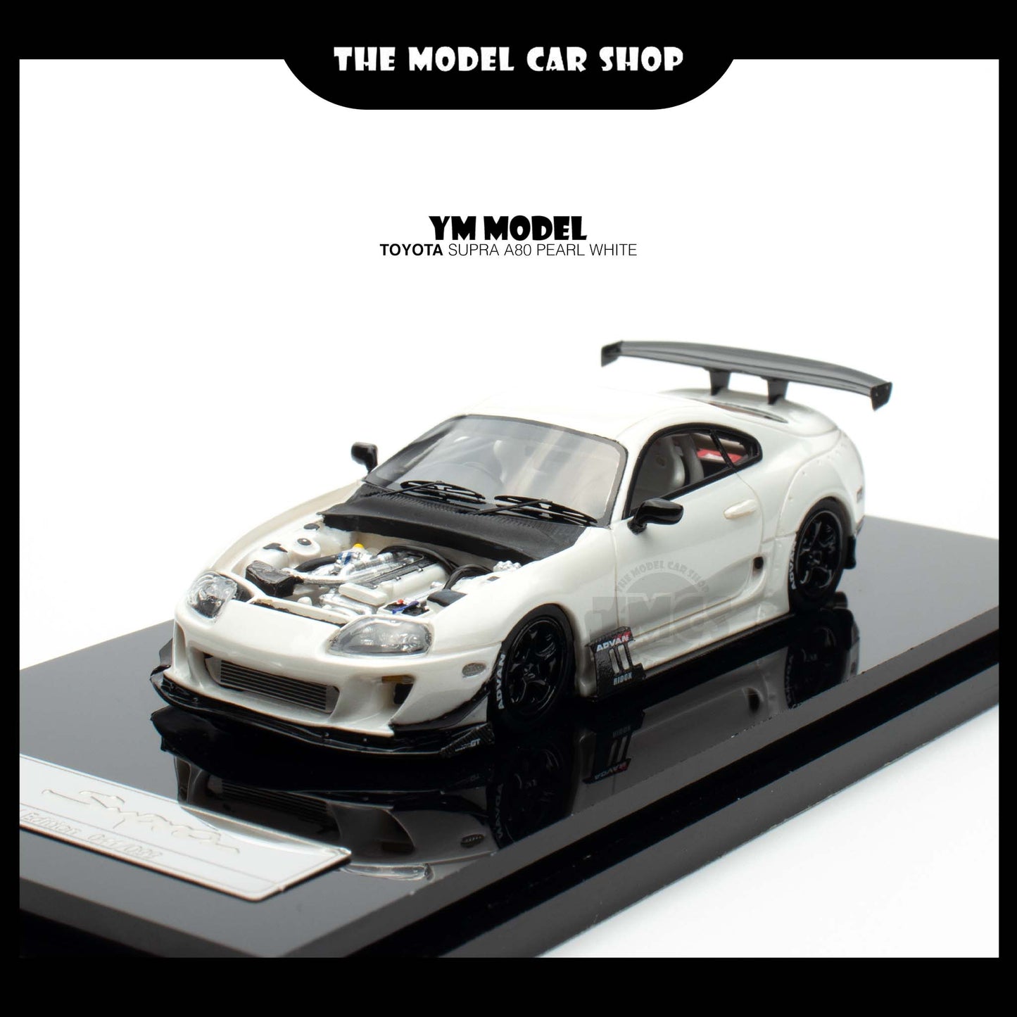 [YM Model] Toyota Supra A80 - Pearl White