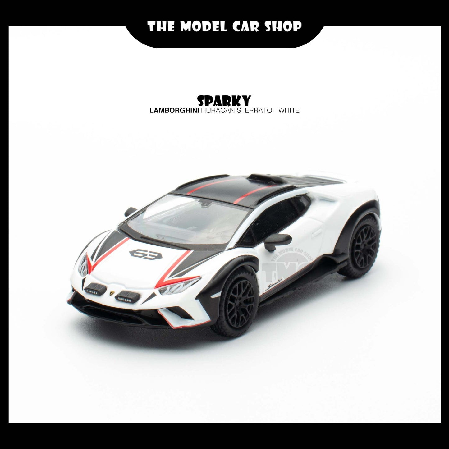 [Sparky] Lamborghini Huracán Sterrato - White (Toyeast Exclusive)