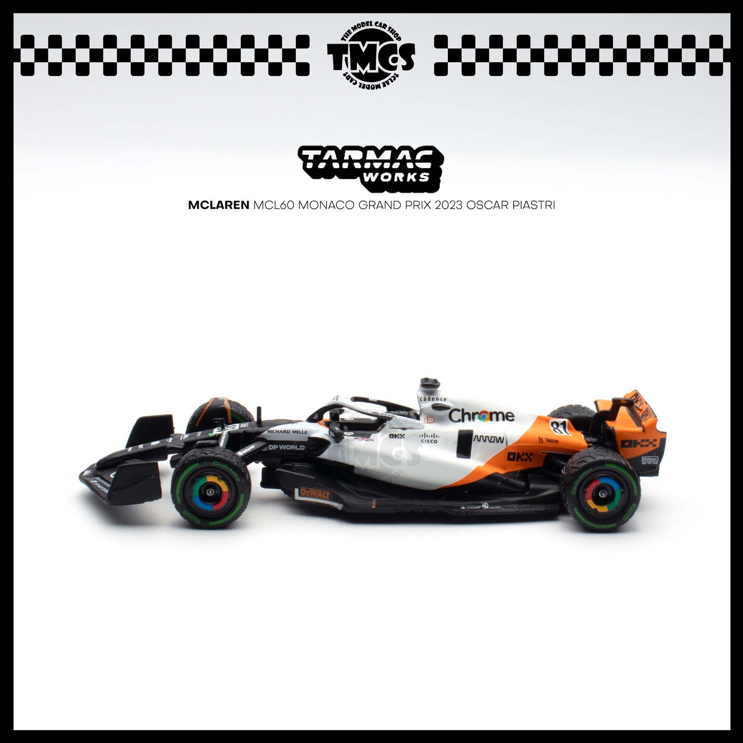 [Tarmac Works] 1:64 McLaren MCL60 Monaco Grand Prix 2023 Oscar Piastri