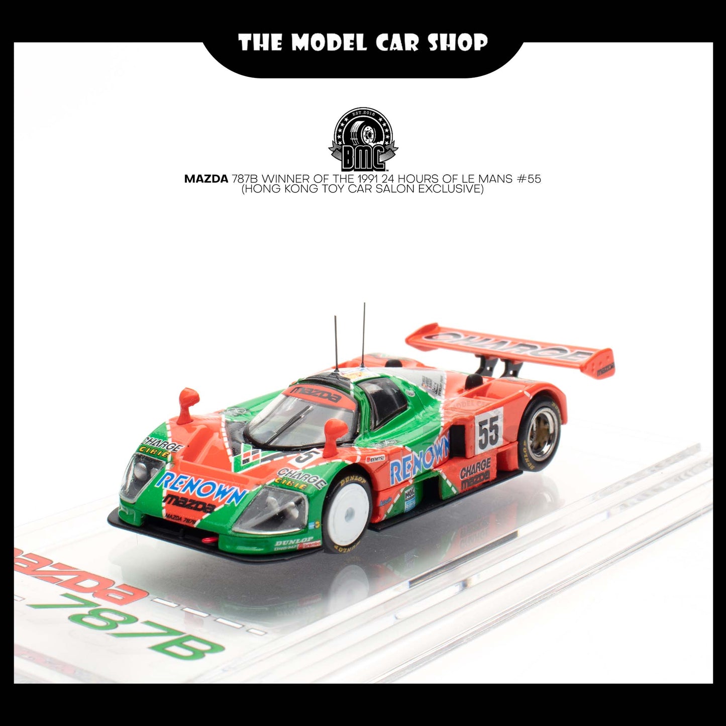 [BMC] Mazda 787B Winner of the 1991 24 Hours of Le Mans #55 (Hong Kong Toy Car Salon Exclusive)