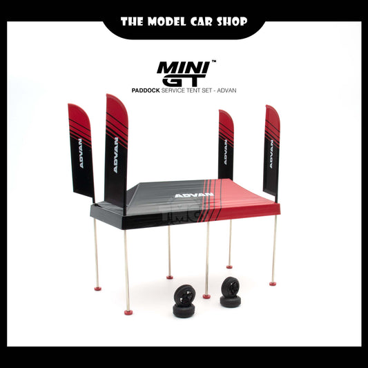 [MINI GT] Paddock Service Tent Set - Advan