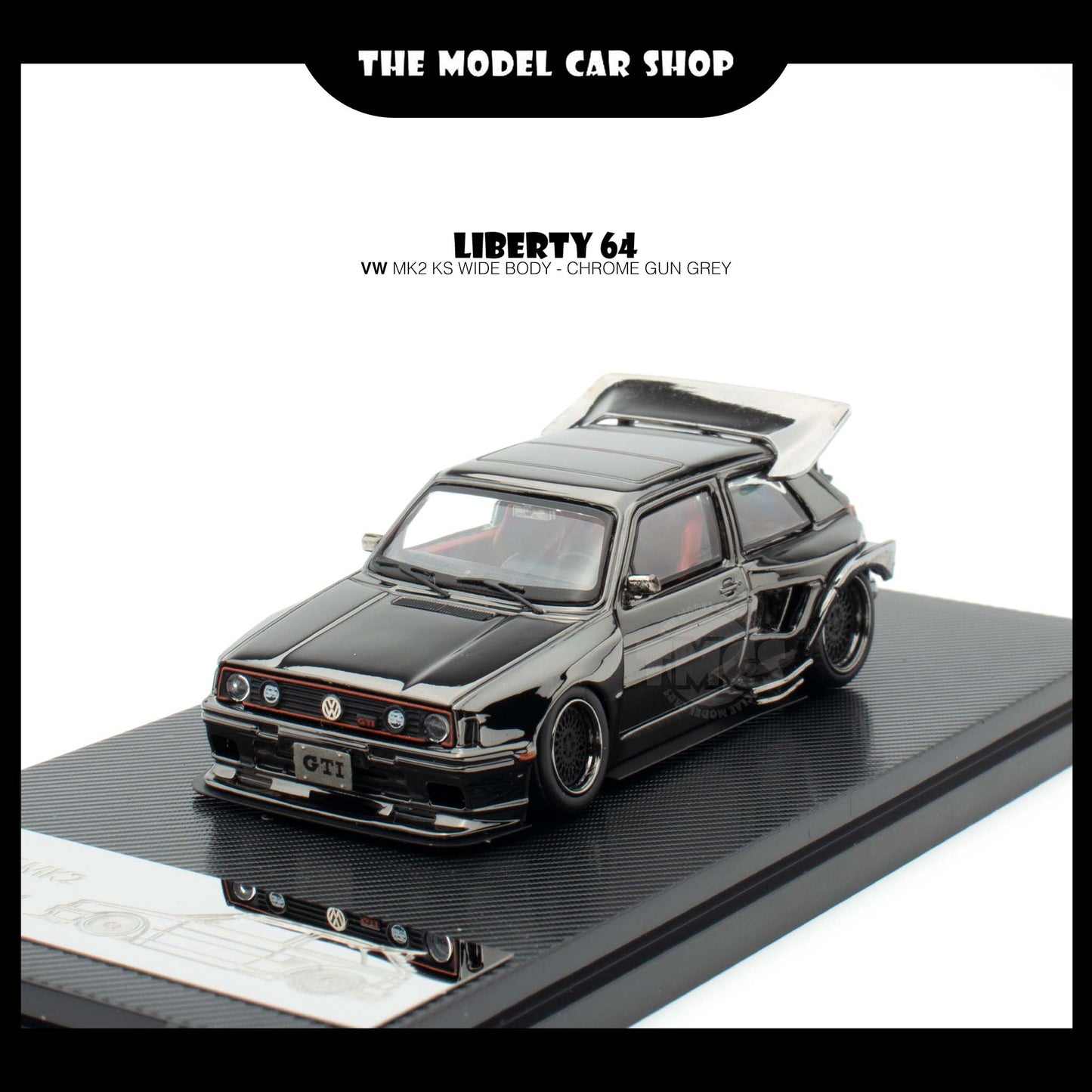 [Liberty64] VW MK2 KS Wide Body - Chrome Gun Grey