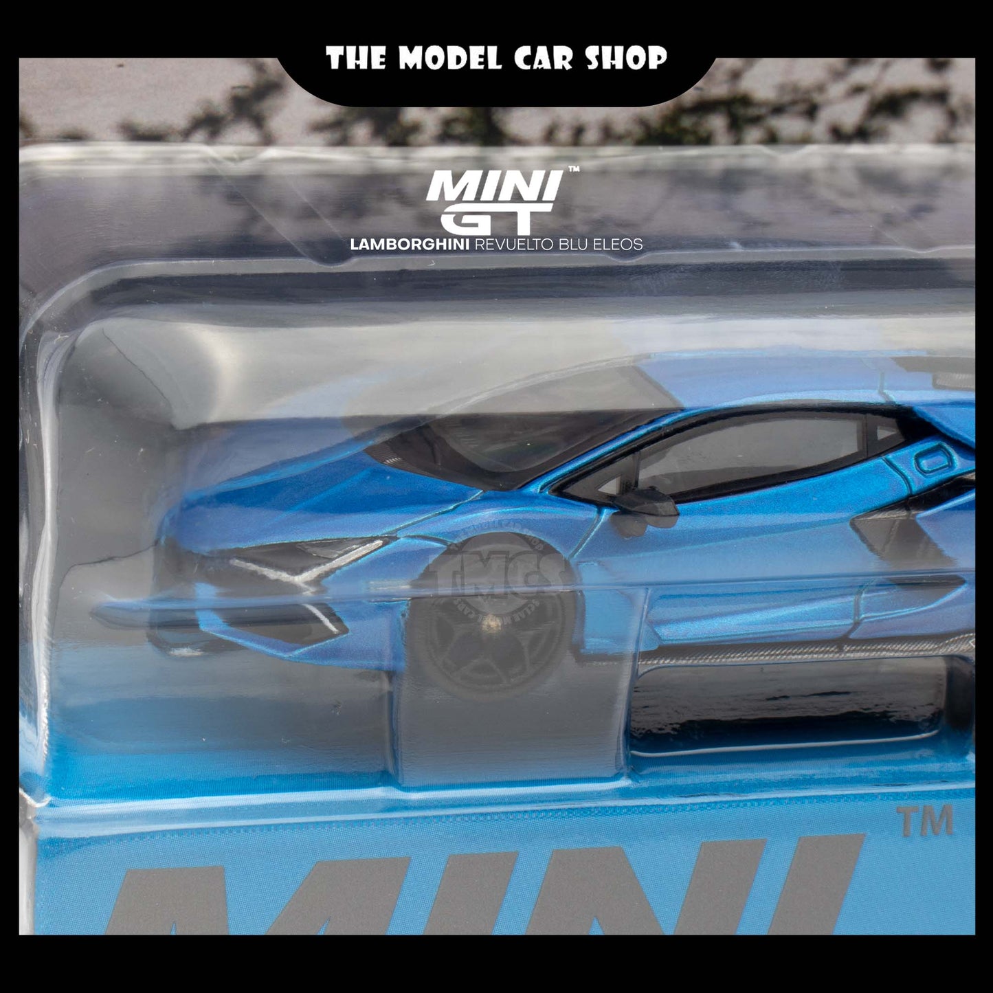 MINI GT] Lamborghini Revuelto Blu Eleos Blister Packaging