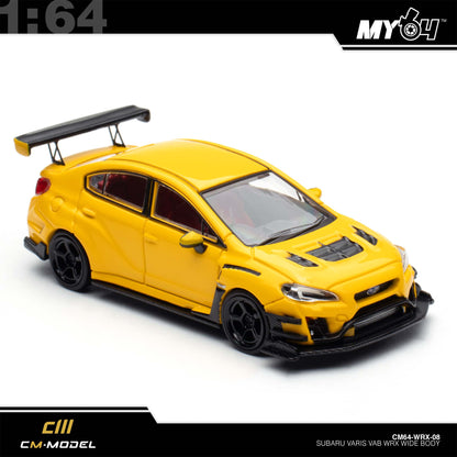 [CM Model] 1:64 Subaru WRX Varis WideBody 2.0 - Yellow