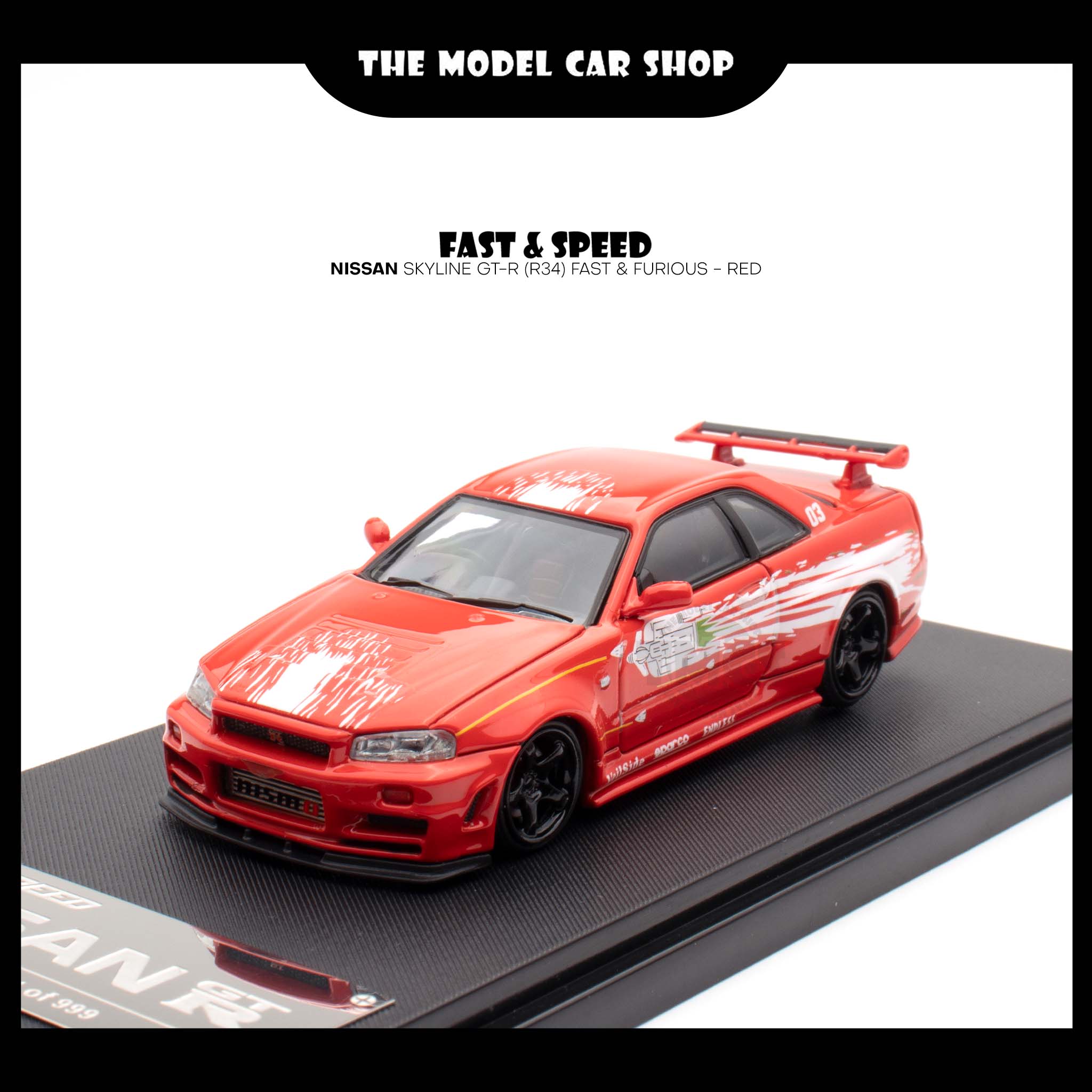 Fast Speed] Nissan Skyline GT-R (R34) Fast & Furious - Red