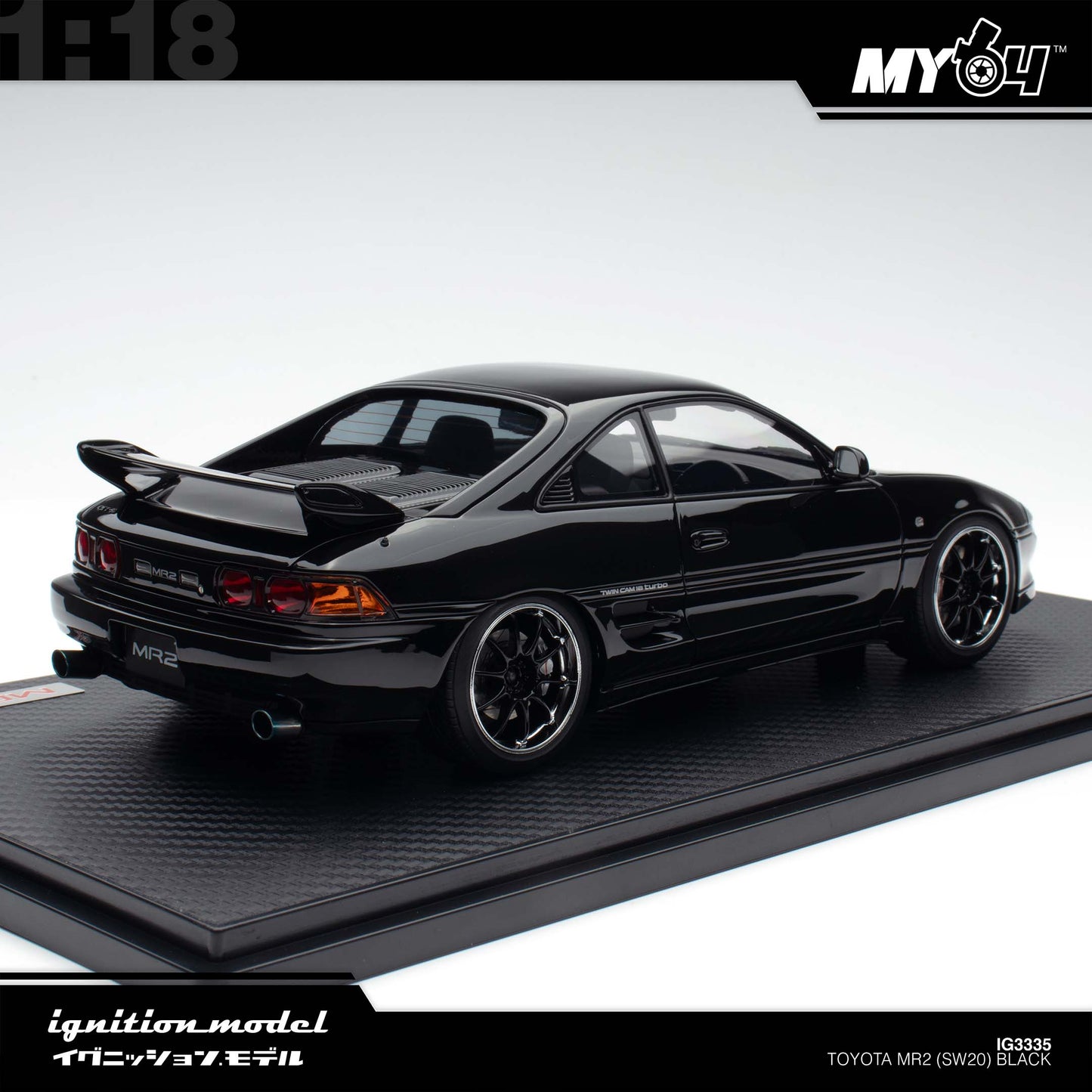 [Ignition Model] Toyota MR2 (SW20) - Black