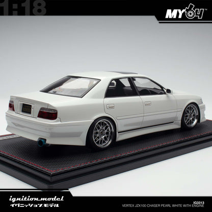 [Ignition Model] Vertex JZX100 Chaser - Pearl White With Engine