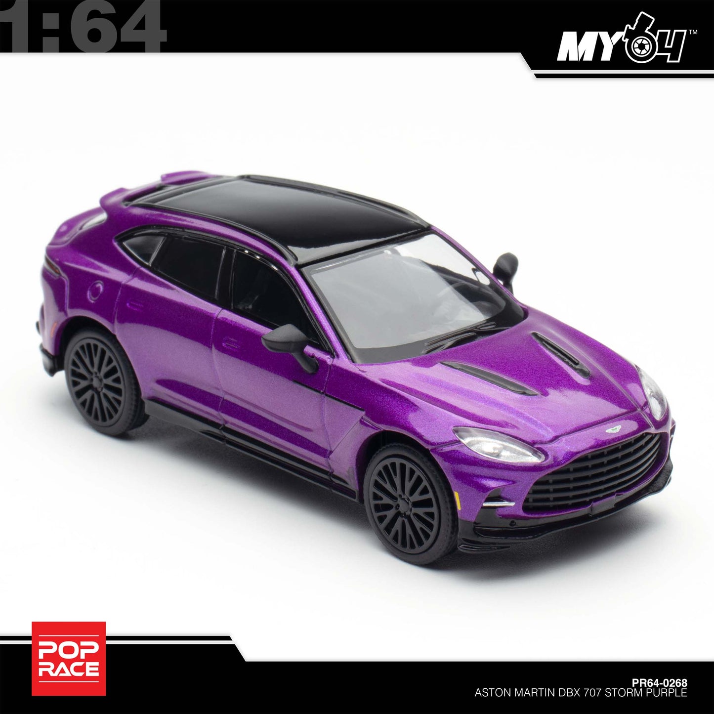 [Pop Race] 1:64 Aston Martin DBX 707 - Storm Purple