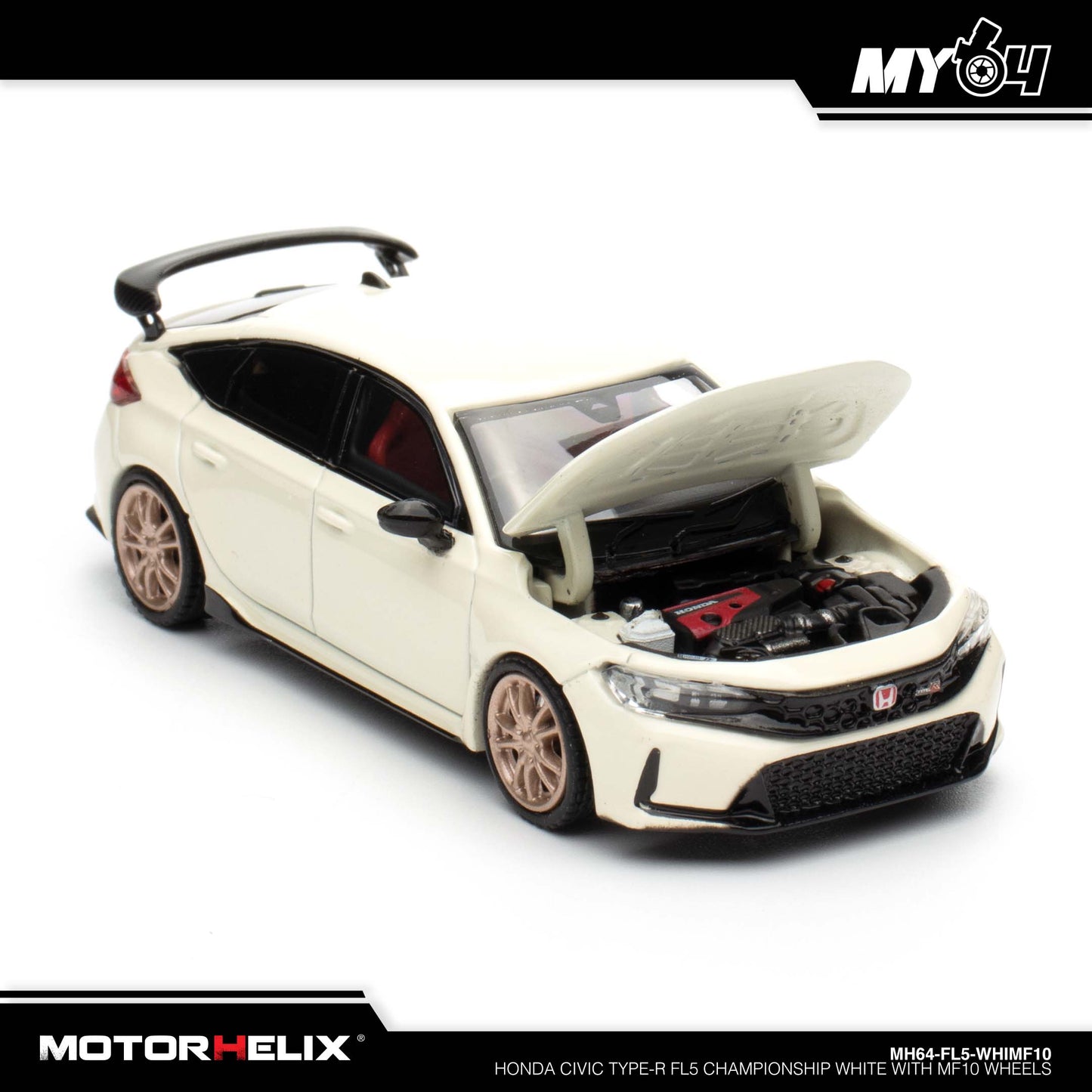 [MotorHelix] Honda Civic Type-R FL5 - Championship White with MF10 Wheels