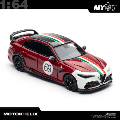 [Motorhelix] Alfa Romeo Giulia GTAm - Red Two-Tone/Italy