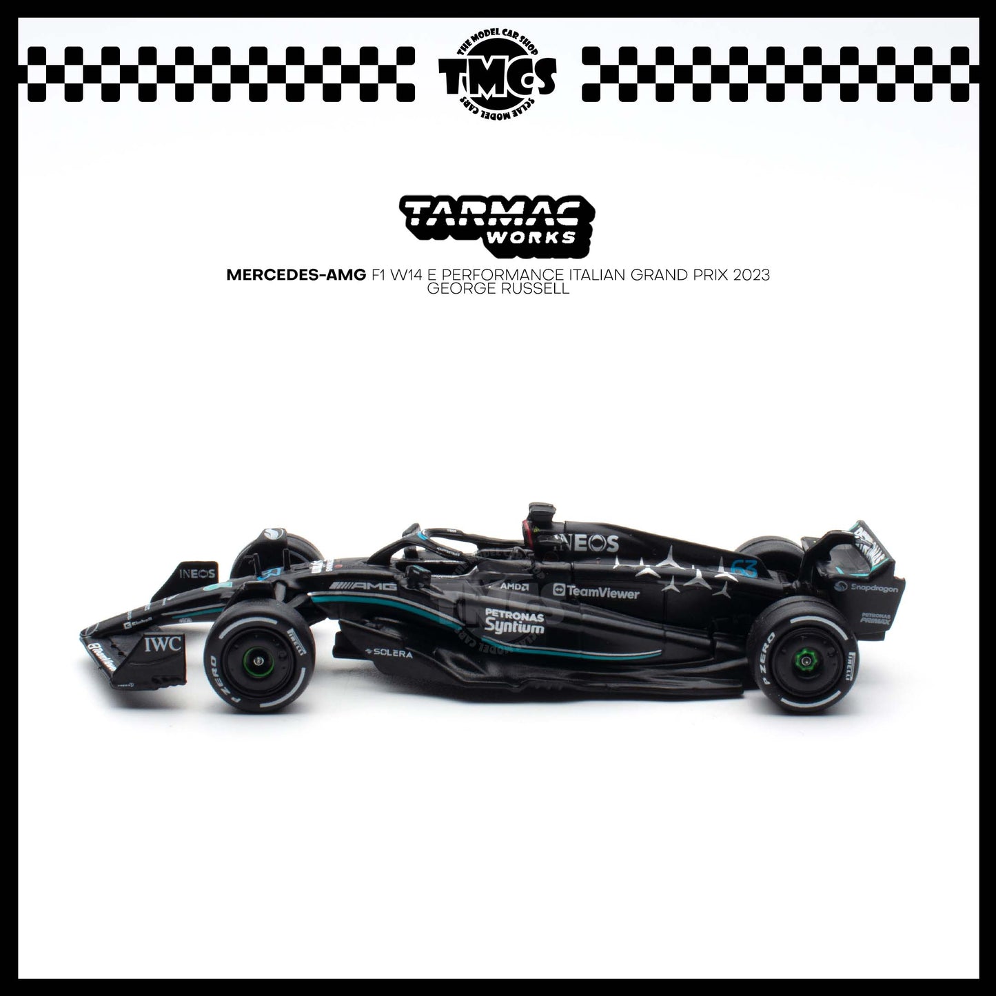 [Tarmac Works] 1:64 Mercedes-AMG F1 W14 E Performance Italian Grand Prix 2023 George Russell