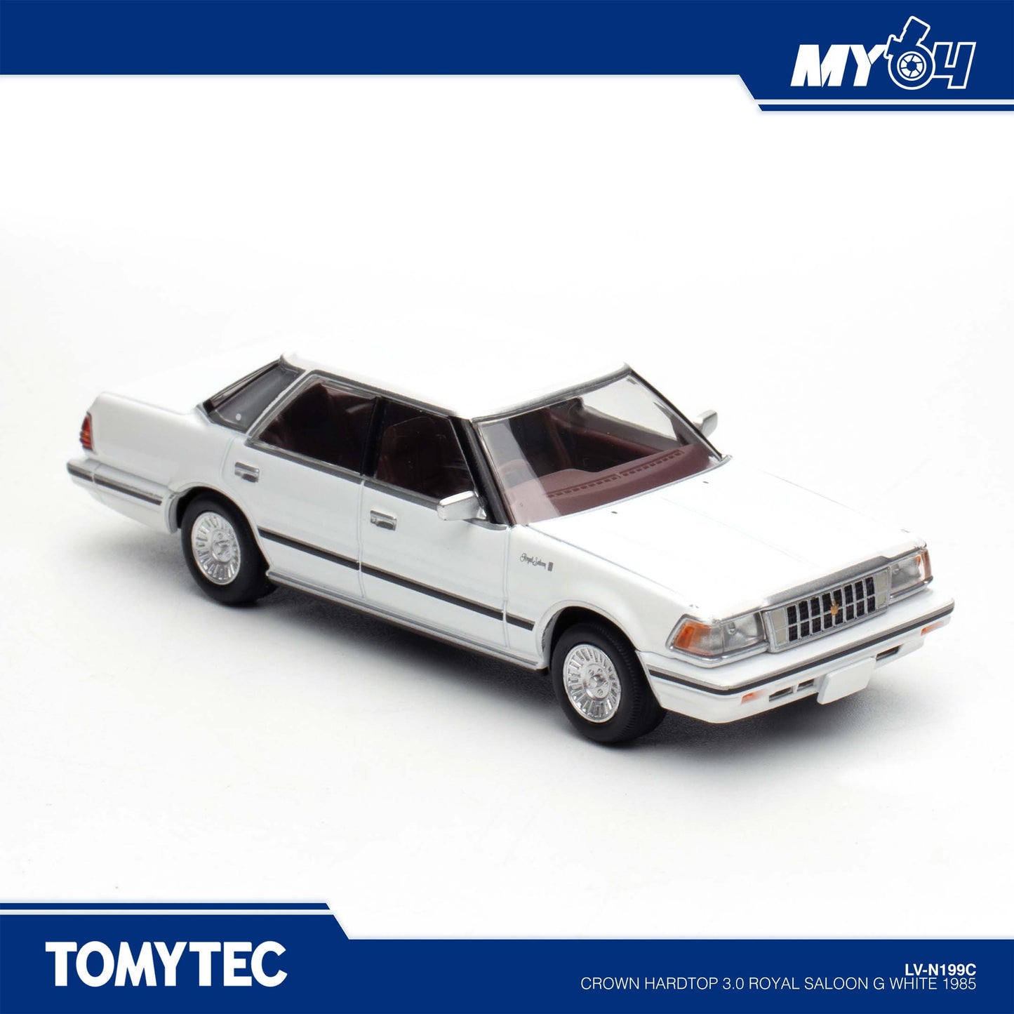 [TLVN] Crown Hardtop - 3.0 Royal Saloon G White 1985