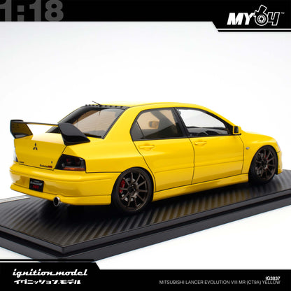 [Ignition Model] 1:18 Mitsubishi Lancer Evolution VIII MR (CT9A) - Yellow