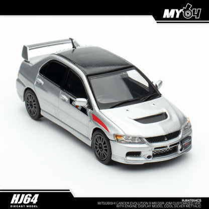 [Hobby Japan] Mitsubishi Lancer Evolution 9 MR GSR JDM Customized Version with Engine Display Model