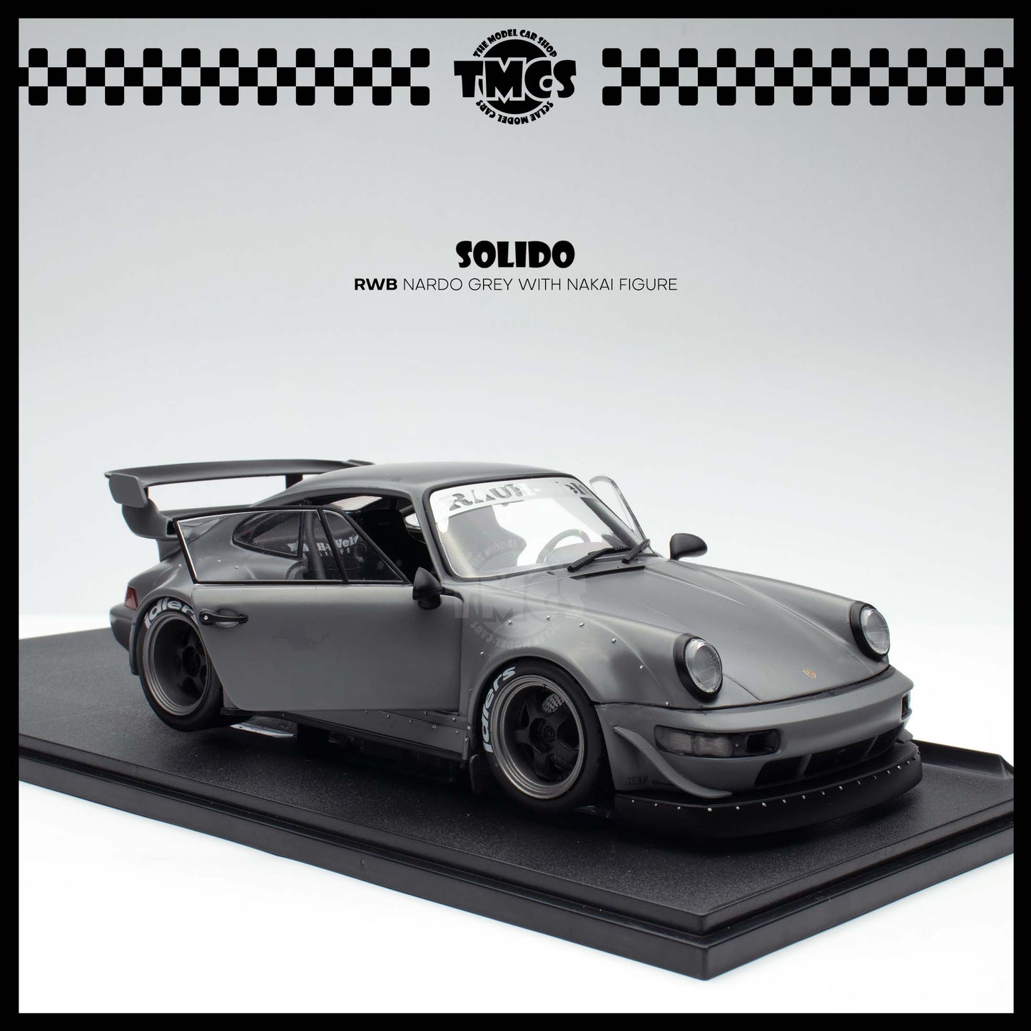 [Solido] 1:18 RWB Nardo Grey with Nakai Figure