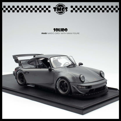 [Solido] 1:18 RWB Nardo Grey with Nakai Figure