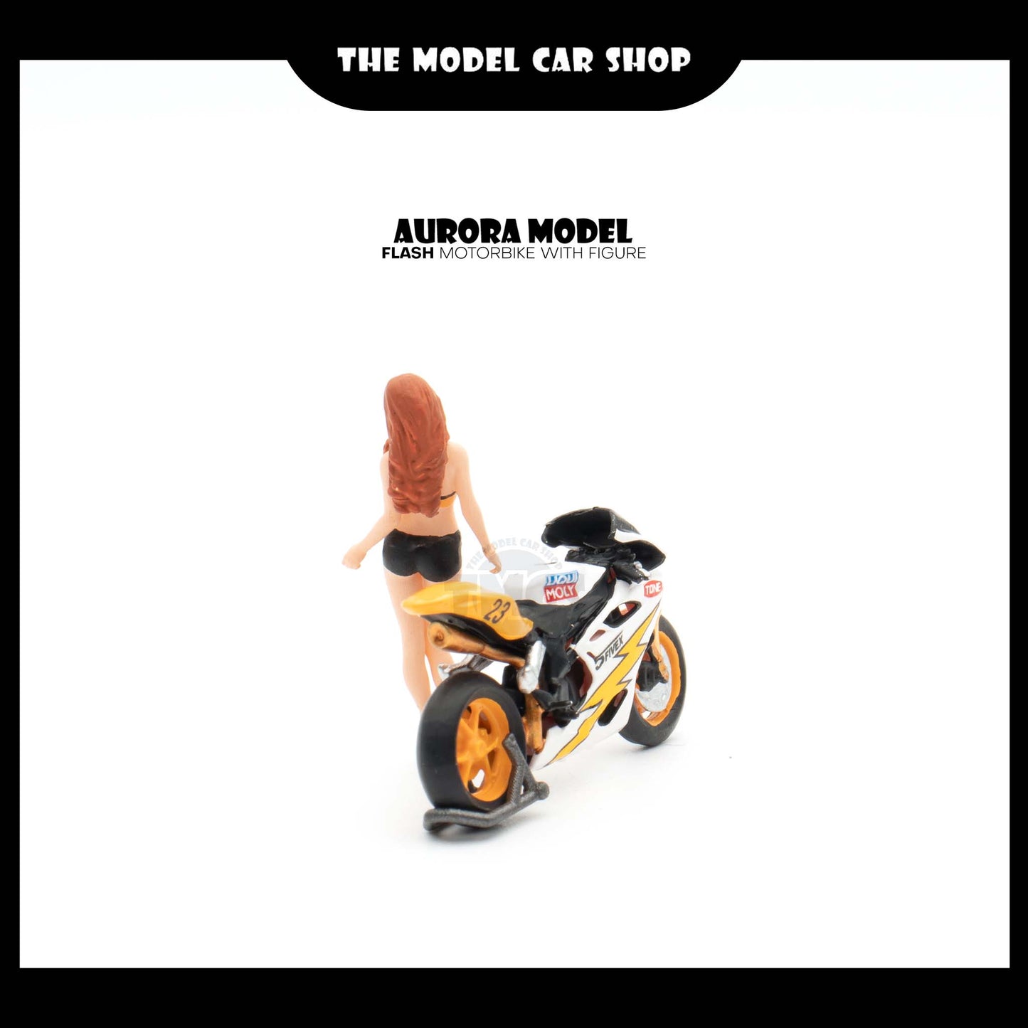 [Aurora Model] Flash Motorbike with Figure