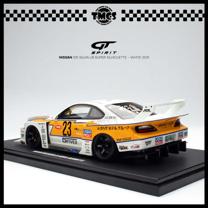 [GT Spirit] 1:18 Nissan S15 Silvia LB Super Silhouette - White 2021