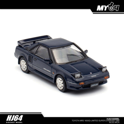 [Hobby Japan] Toyota MR2 1600G-LIMITED SUPER CHARGER 1986 - Blue Mica