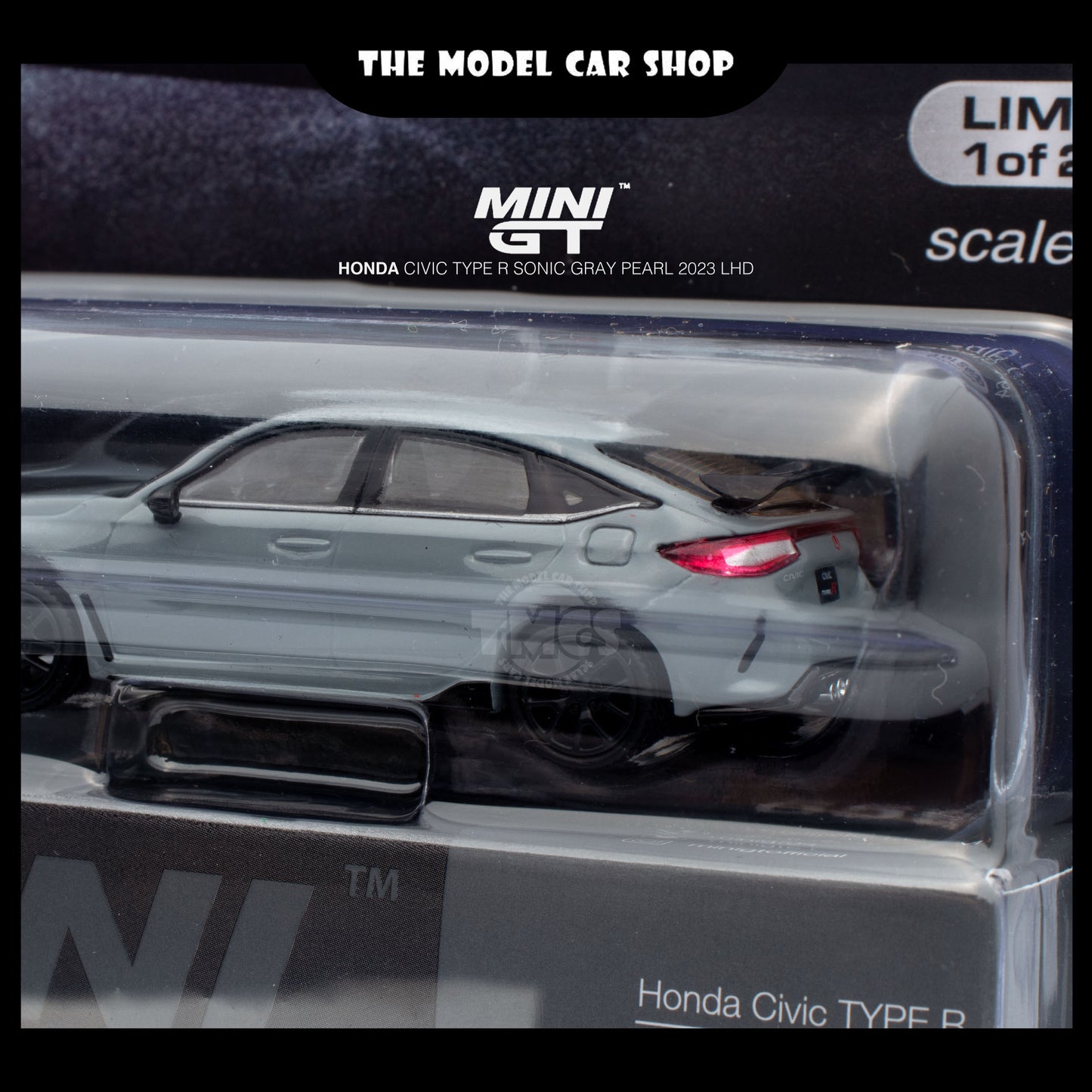 [MINI GT] Honda Civic Type R - Sonic Gray Pearl 2023 (Mijo Exclusive)