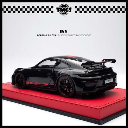 [IVY] 1:18 Porsche 911 GT3 - Black With Red Paint Scheme