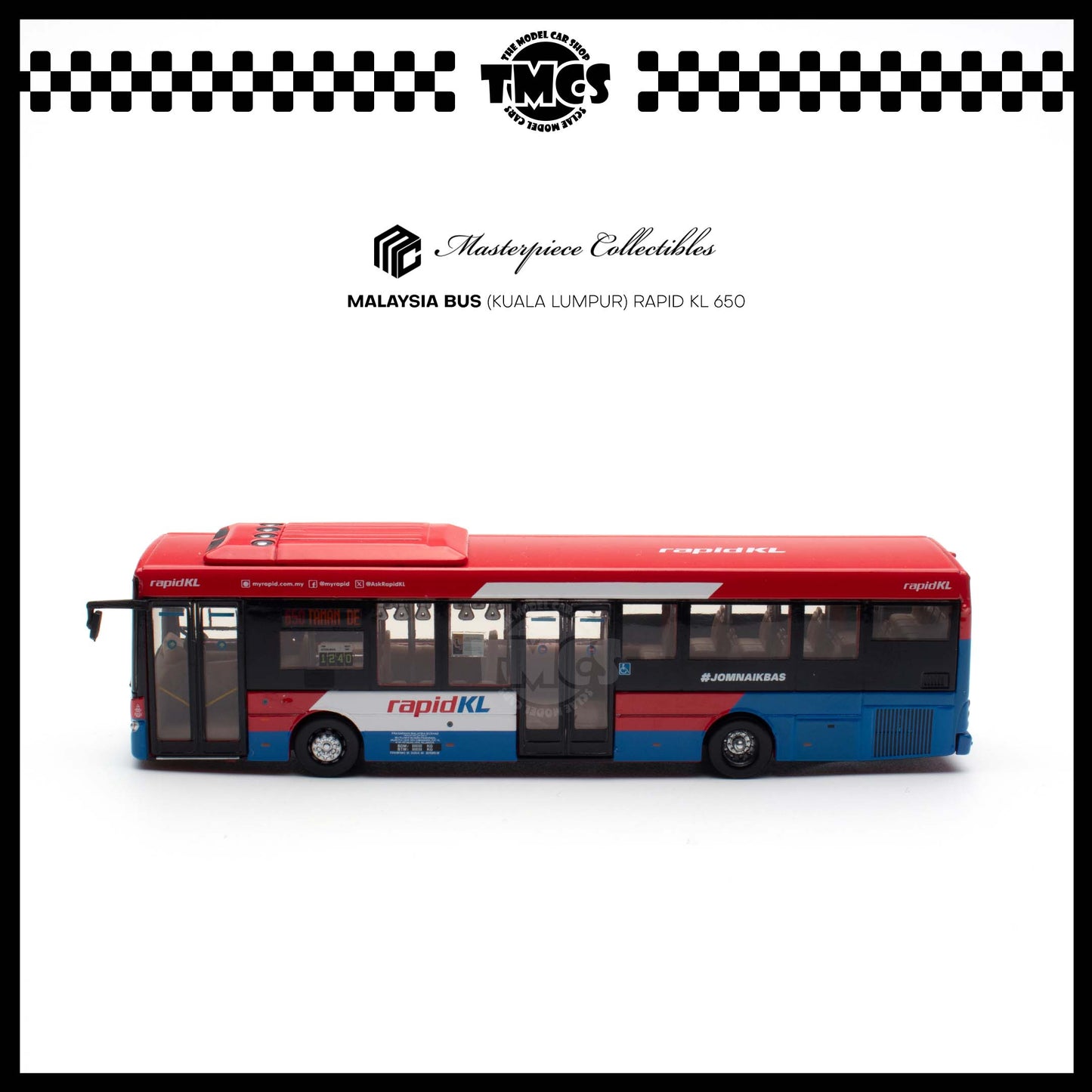 [Masterpiece Collectiblles] 1:110 Malaysia Bus (Kuala Lumpur) Rapid KL 650