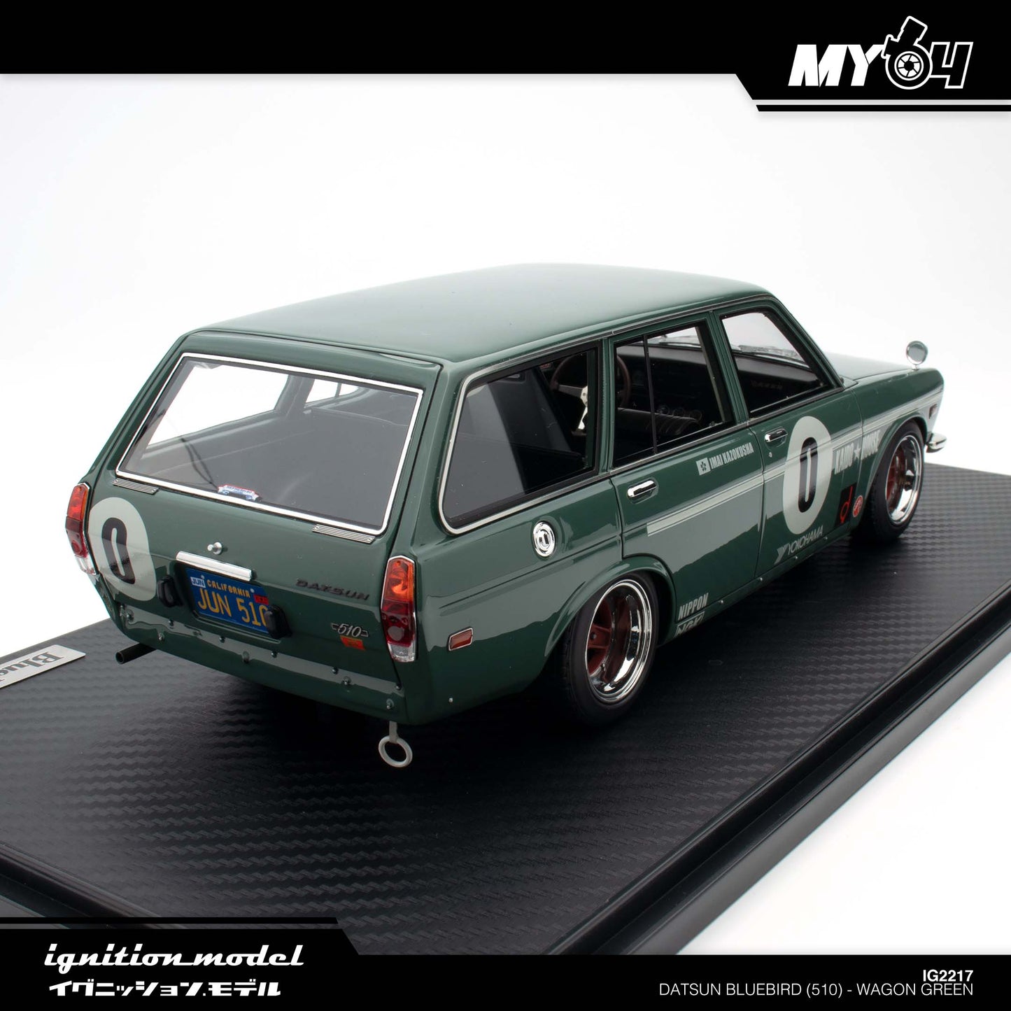 [Ignition Model] Datsun Bluebird (510) - Wagon Green (IG2217)