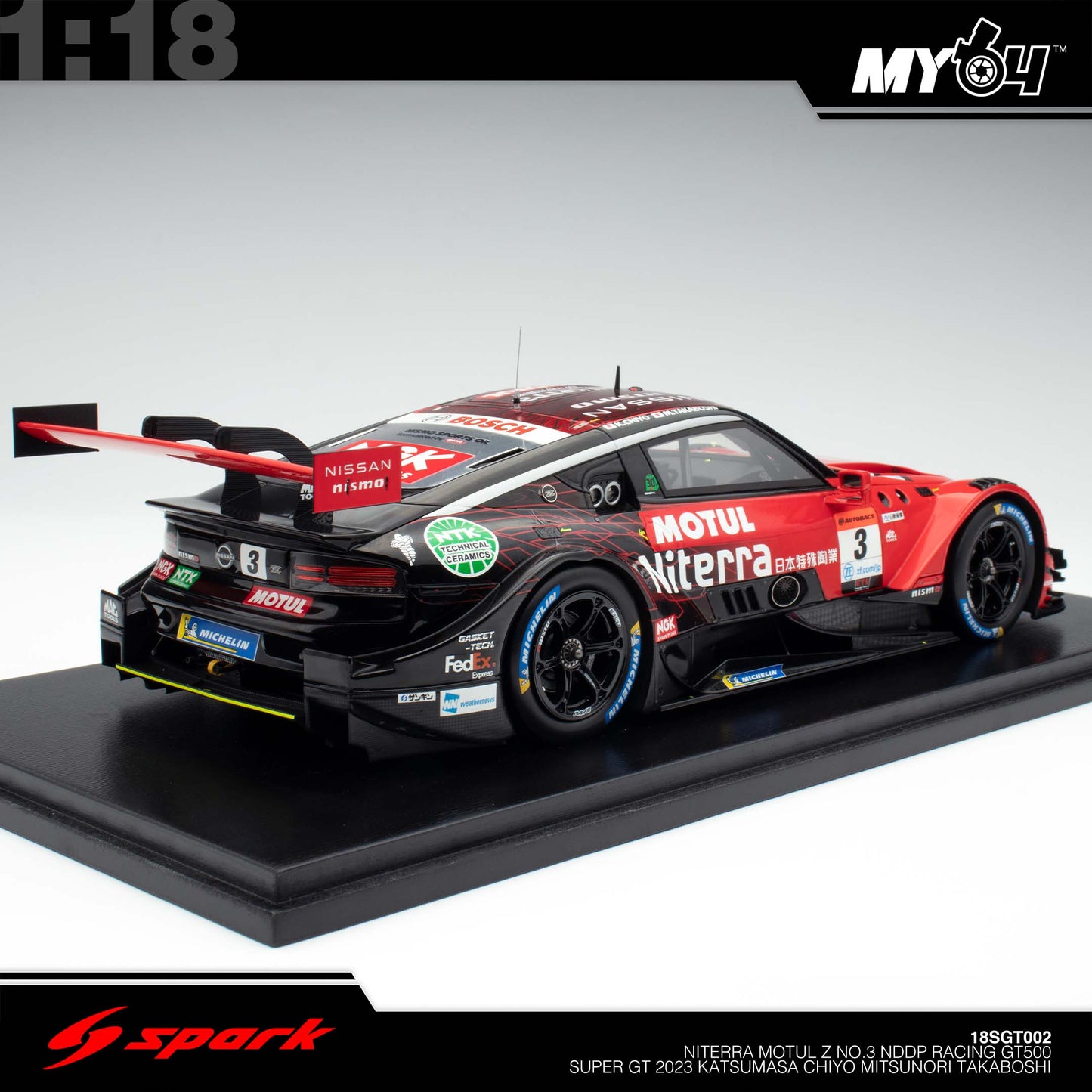 [Sparky] Niterra MOTUL Z No.3 NDDP RACING GT500 SUPER GT 2023 Katsumasa Chiyo - Mitsunori Takaboshi