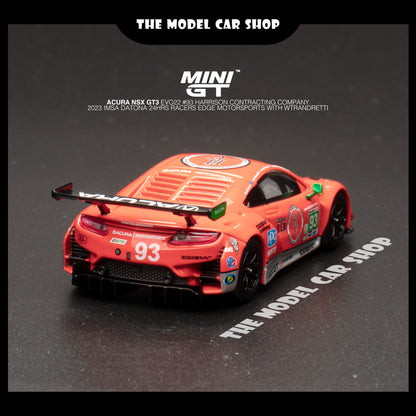 [MINI GT] Acura NSX GT3 EVO22 #93 WTR Racers Edge Motorsports IMSA 2023 Daytona 24Hr