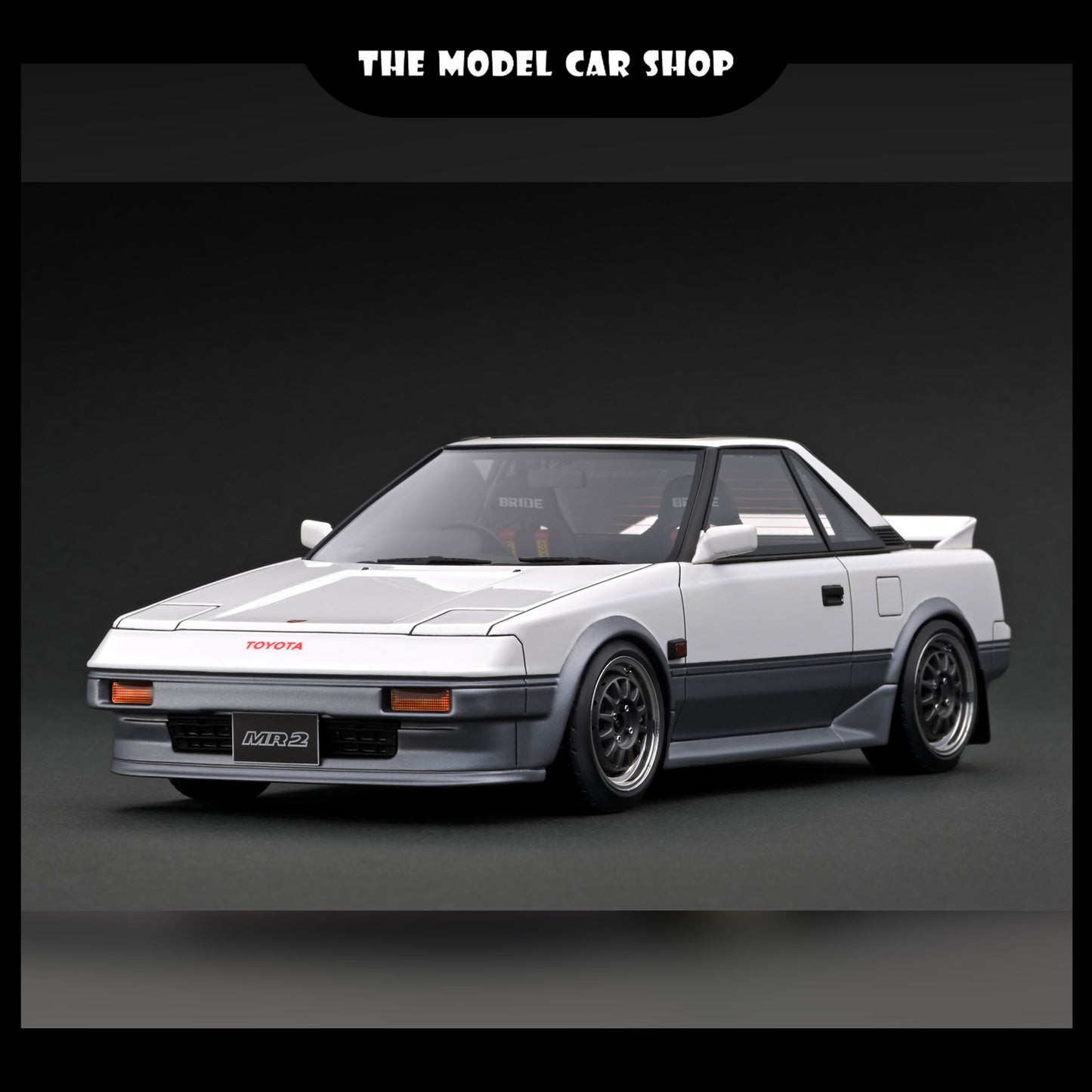 [Ignition Model] Toyota MR2 (AW11) - White/Silver